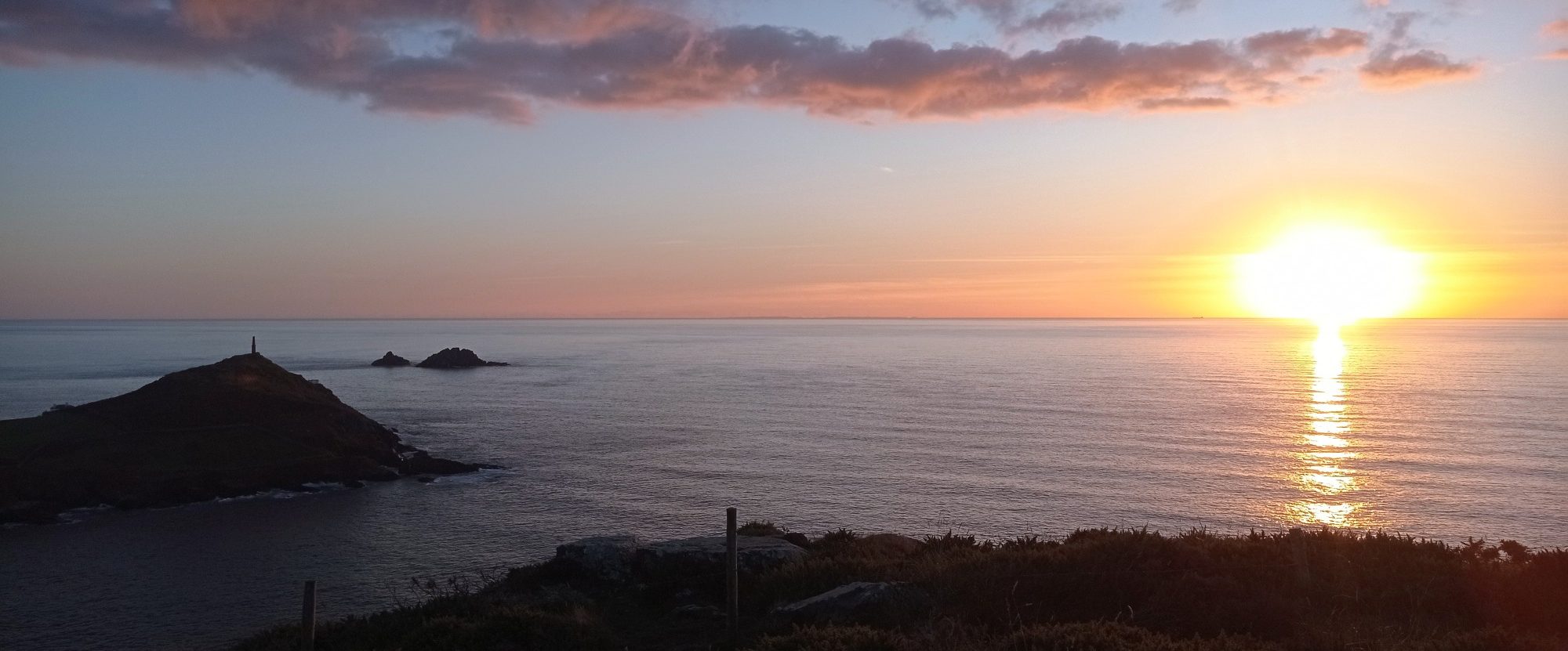 A sunset in Cape Cornwall